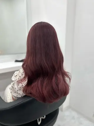 セミロング カラー ヘアアレンジ mai🍑暖色カラー /レイヤー💖のヘアスタイル