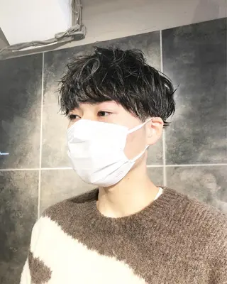 パーマ ヘアアレンジ メンズ メンズ特化✂️栗原 侑也のヘアスタイル