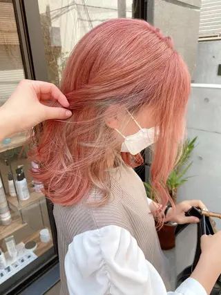 ミディアム カラー kaho🧸 / 大人styleのヘアスタイル