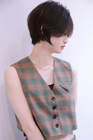 ショート カラー 縮毛矯正×髪質改善 店長　DAITOのヘアスタイル
