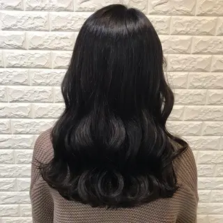 ロング 烏丸韓国ヘア🇰🇷 ayaka🎀のヘアスタイル