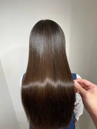 ロング 縮毛矯正/髪質改善 特化/冨島智基のヘアスタイル