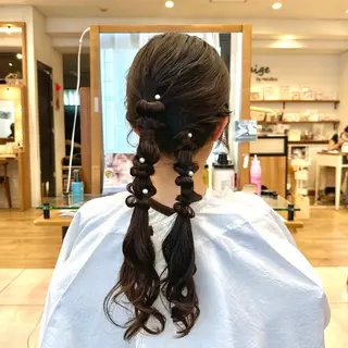 ロング ヘアアレンジ nanae🌷 吉祥寺のヘアスタイル