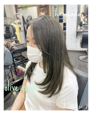 セミロング カラー ＊横浜駅＊ 金子 誠也のヘアスタイル