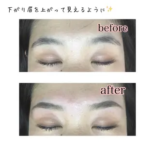 ショート ミディアム セミロング ロング カラー パーマ ヘアアレンジ ネイル マツエク・マツパ 眉毛サロン DUAL 恵比寿の眉毛・アイブロウイメージ