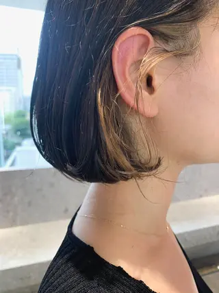 ショート カラー 山下 千明のヘアスタイル