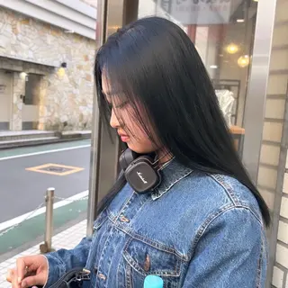 ロング カラー デザインカラー 🥨HAZUKiのヘアスタイル