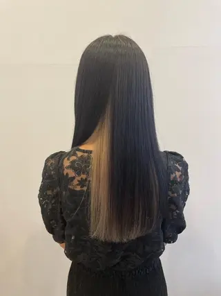 セミロング カラー Agu hair beqq 福岡別府所属・🐥 kotori 🐥のヘアスタイル