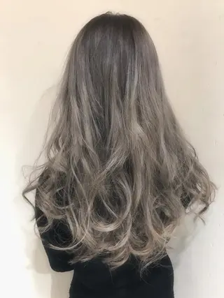 ミディアム セミロング ロング カラー パーマ ヘアアレンジ 縮毛矯正/美髪 髪質改善/石田幸輔のヘアスタイル