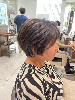 ショート カラー 🇰🇷韓国ヘア★ 副店長.쿠리타⭐︎のヘアスタイル