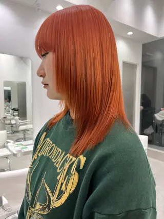 ロング カラー iLi🫧kim ryongna🦋のヘアスタイル