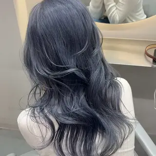 ロング カラー うるツヤハイトーン/ レイヤー⟡mayuのヘアスタイル