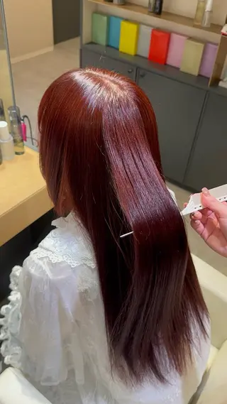 ロング ひめな 🎀ワンホンヘアのヘアスタイル