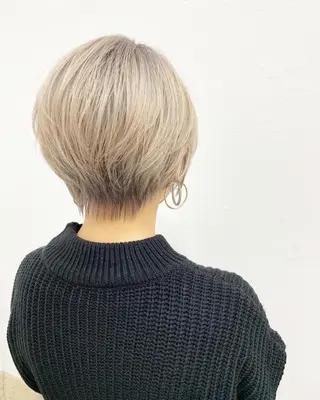 ショート カラー ヘアアレンジ 🧸髪質改善特化 金澤 彩香🎀のヘアスタイル