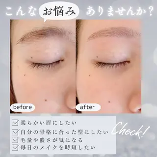 アイブロウ merfie メルフィーのマツエク・マツパデザイン