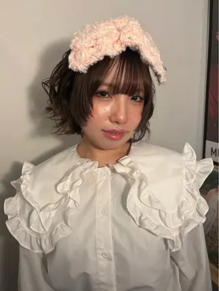 ミディアム person♡kii マオのヘアスタイル