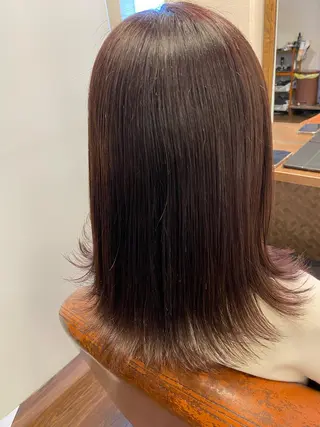 ミディアム カラー liL  hair サトウリョウタのヘアスタイル