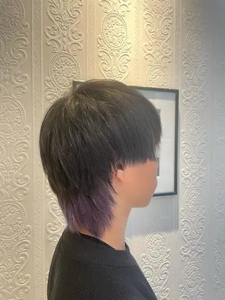 セミロング カラー メンズ ⭐️髪質改善⭐️ 大野輝のヘアスタイル