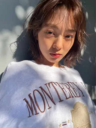 カラー 🫧透明感カラー／ 💙安藤美海💙のヘアスタイル