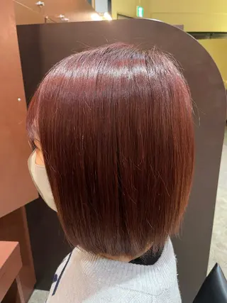 カラー 井上 真里奈のヘアスタイル