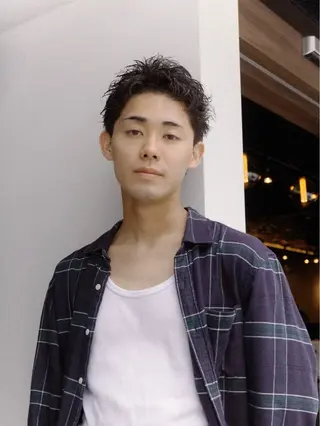 ショート メンズ お洒落カジュアル🍃 まなとのヘアスタイル