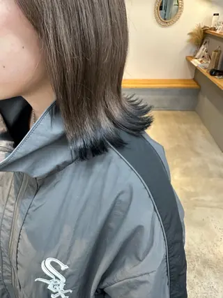 ミディアム yuika .のヘアスタイル