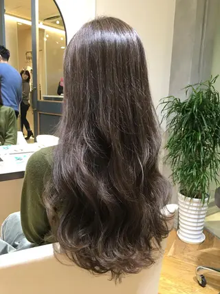 ミディアム セミロング カラー 酸性縮毛矯正のプロ 杉山玲介のヘアスタイル