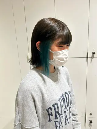 ミディアム カラー 透明感カラー🫧 nanohaのヘアスタイル