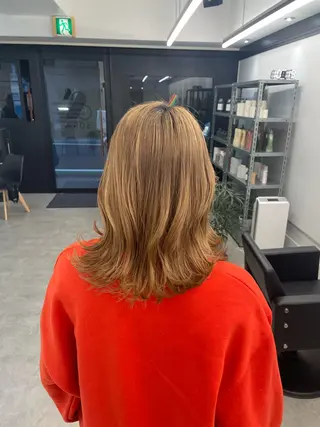 ミディアム 川上拓真 ✂︎学芸大学のヘアスタイル