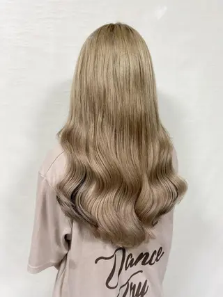ロング カラー ヘアアレンジ 髪質改善【縮毛矯正】 北千住 田邉 澪のヘアスタイル
