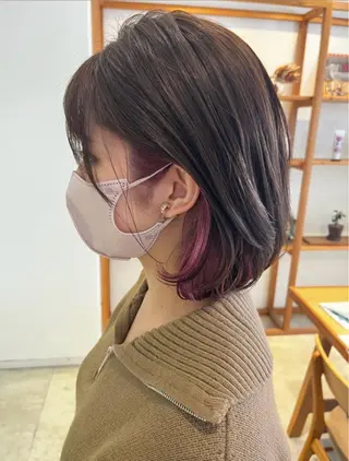 ミディアム Lino by hoNuaのヘアスタイル