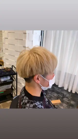 ショート カラー メンズ 似合わせカット得意 💛RENA💛のヘアスタイル