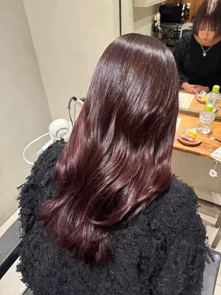 ロング カラー み うのヘアスタイル