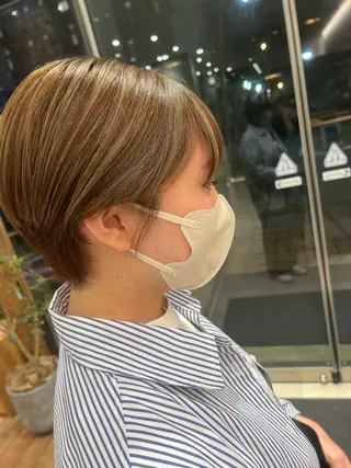 ショート カラー 鈴木結花/立川美容師 /お悩み解決型美容師のヘアスタイル