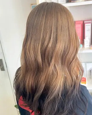 ロング カラー 大竹里旺/belle /インナーカラーのヘアスタイル