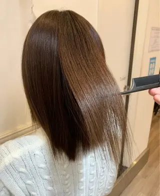 ミディアム 4月オーディション 目前/荒堀 結香のヘアスタイル