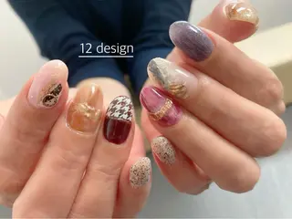 ネイル 12 designのネイルデザイン