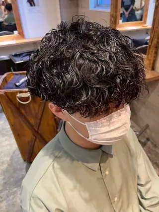 パーマ メンズ メンズカット パーマ特化  清士郎のヘアスタイル