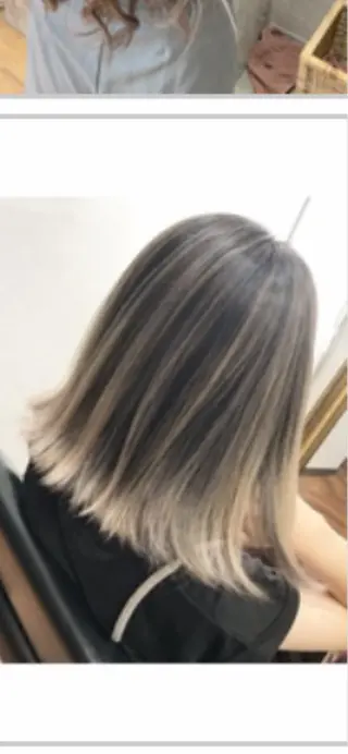 カラー 坂野 結子のヘアスタイル