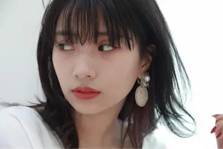 ミディアム カラー パーマ ヘアアレンジ メンズ キッズ ネイル マツエク・マツパ EnBlesS西宮 マンツーマン神道有基のヘアスタイル