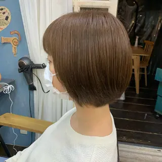ショート ❤️‍🔥シールエク ＋カラー京❤️‍🔥のヘアスタイル