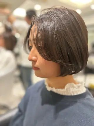パーマ 韓国っぽ透け感カラー マンツーマン🫧なおのヘアスタイル