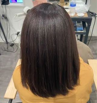 ミディアム パーマ ミルクティー量産💙 💙ブリーチ特化💙のヘアスタイル