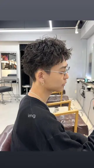 ショート パーマ miyu  / 似合わせカットのヘアスタイル