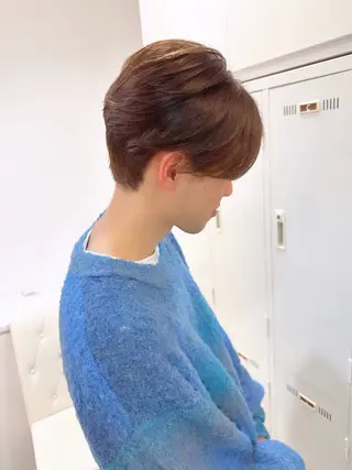 ショート メンズ 柔らか透明感カラー/ 内田圭祐のヘアスタイル