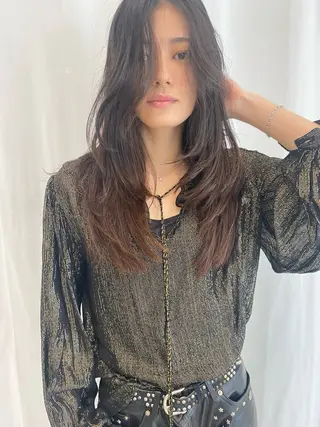 ロング カラー ENO センター南のヘアスタイル