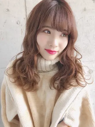 セミロング Hair make genie所属・シノヅカ ケンゾーのヘアスタイル