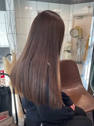 ロング カラー ‪るか/‪透明感 カラー/アレンジのヘアスタイル