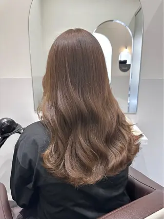 セミロング カラー 矢野 晃平のヘアスタイル