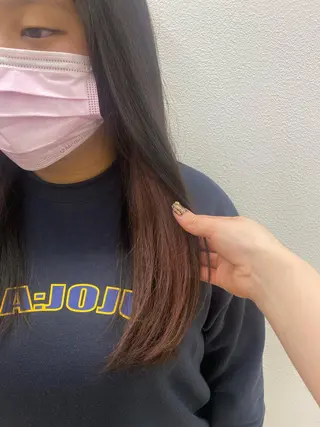 ロング カラー 🎀京都暖色/ 艶髪縮毛/funaのヘアスタイル